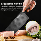 Homezem Kitchen Knife Set, 6-Piece Stainless Steel Chef Knife Set with Peeler and Scissors, Knives Sets with Gift Box for Home, Paring, Cutting and Cooking- Pack of 6