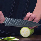 Homezem Kitchen Knife Set, 6-Piece Stainless Steel Chef Knife Set with Peeler and Scissors, Knives Sets with Gift Box for Home, Paring, Cutting and Cooking- Pack of 6